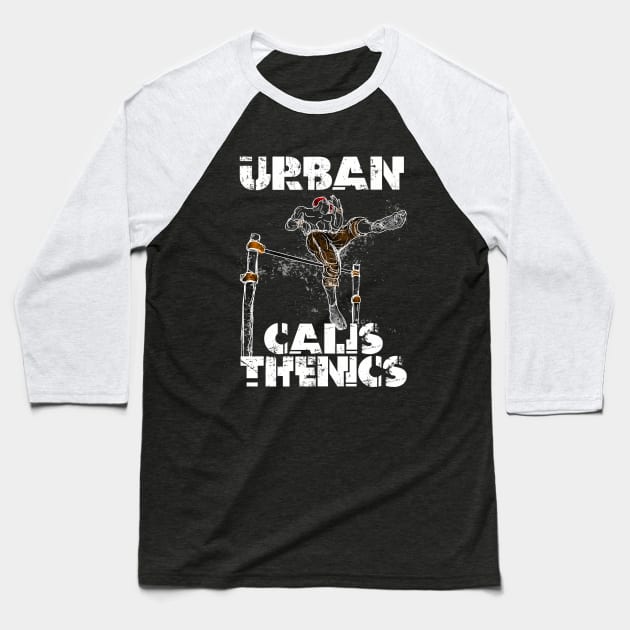 Urban Calisthenics Baseball T-Shirt by Speevector